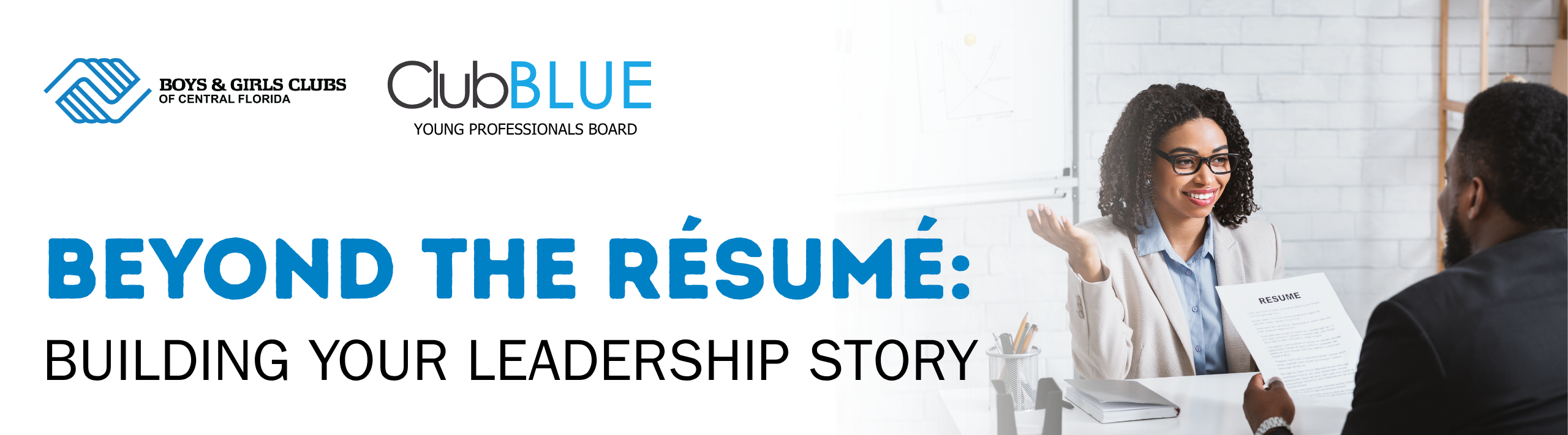 Club Blue Resume Workshop WEB HEADER